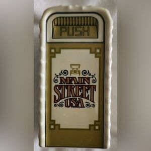 NWT Authentic Disney Parks - Main Street USA Salt or Pepper Shaker (Retired)